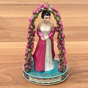 Vintage 1999 Carlton Cards First Lady Jacqueline Kennedy Christmas Tree Ornament